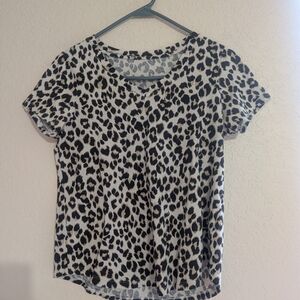 Leopard Print Women's Top